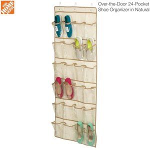 24-Pocket Over-Door Shoe Organizer from Home Depot